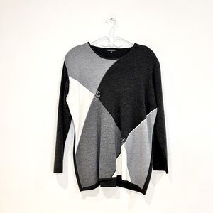 Dolce Bella merino wool long-sleeved sweater.